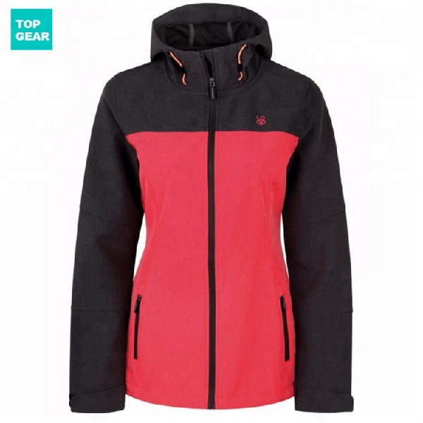 Topgear women waterproof varsity puffer soft shell jacket